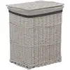 Image de Vidaxl Laundry Basket White Willow