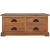 Image de vidaXL Table basse 68 x 68 x 30 cm teck massif