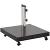 Image de Socle De Parasol Granite 30 Kg Carré Noir Vidaxl