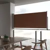 Image de vidaXL Marquise latérale extensible 100x300 cm Marron