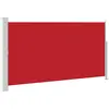 Image de vidaXL Marquise latérale extensible 170×300 cm rouge