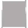 Image de vidaXL Marquise latérale extensible 170×300 cm Gris