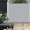 Image de Auvent Latéral Rétractable De Patio 170x300 Cm Gris Vidaxl
