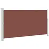 Image de vidaXL Marquise latérale extensible 170×300 cm Marron