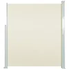 Image de Auvent Latéral Rétractable De Patio 120x500 Cm Crème - Vidaxl