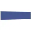 Image de vidaXL Marquise latérale extensible 120×500 cm Bleu