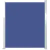 Image de Auvent Latéral Rétractable De Patio 120x500 Cm Bleu - Vidaxl