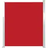 Image de Auvent Latéral Rétractable De Patio 120x500 Cm Rouge Vidaxl