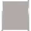 Image de vidaXL Marquise latérale extensible 120×500 cm Gris