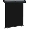 Image de Vidaxl Auvent Latéral De Balcon 145x250 Cm Noir