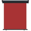 Image de vidaXL Marquise latérale de balcon 145x250 cm rouge