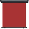 Image de vidaXL Marquise latérale de balcon 165x250 cm rouge