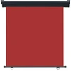 Image de vidaXL Marquise latérale de balcon 175x250 cm rouge
