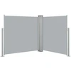 Image de vidaXL Marquise latérale extensible Anthracite 100 x 600 cm