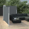 Image de Auvent Latéral Rétractable Anthracite 100 X 600 Cm Vidaxl