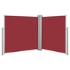 Image de vidaXL Marquise latérale extensible rouge 100 x 600 cm