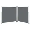 Image de vidaXL Store latéral extensible Anthracite 120 x 600 cm