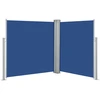 Image de vidaXL Marquise latérale extensible Bleu 140 x 600 cm