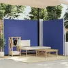 Image de Auvent Latéral Rétractable Bleu 160 X 600 Cm