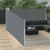 Image de Auvent Latéral Rétractable Anthracite 100 X 1000 Cm Vidaxl