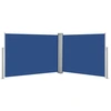 Image de vidaXL Store latéral extensible bleu 100 x 1000 cm