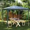 Image de tente de réception professionnelle vidaXL 2,5×2,5 m vert 90 g/m²