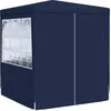 Image de vidaXL Tente de réception professionnelle avec parois latérales 2×2m Bleu 90 g/m