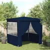 Image de vidaXL Tente de réception professionnelle avec parois latérales 2,5x2,5 m Bleu 90 g/m