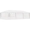 Image de Vidaxl - Tente De Réception Avec Parois Latérales 4x9 M Blanc 90 G/m²