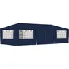 Image de Vidaxl - Tente De Réception Avec Parois Latérales 4x9 M Bleu 90 G/m²