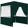 Image de Vidaxl - Tente De Réception Avec Parois Latérales 2,5x2,5 M Vert 90 G/m²
