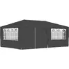 Image de Vidaxl - Tente De Réception Et Parois Latérales 4x6 M Anthracite 90 G/m²