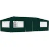 Image de Vidaxl - Tente De Réception Avec Parois Latérales 4x9 M Vert 90 G/m²