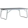 Image de Table Pliable De Camping Gris Aluminium 60x40 Cm Vidaxl
