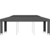 Image de vidaXL Pavillon avec double toit 3 x 6 m Anthracite