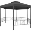 Image de vidaXL Pavillon de jardin 323x275x265 cm Anthracite