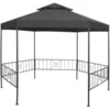 Image de Vidaxl Garden Gazebo 323x275x265 Cm Anthracite