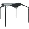 Image de Auvent Tente Belvédère 3x3 M Acier Anthracite Vidaxl