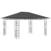 Image de vidaXL Pavillon avec moustiquaire 4x3x2,73 m Anthracite 180 g/m
