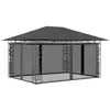 Image de Vidaxl - Belvédère Avec Moustiquaire 4x3x2,73 M Anthracite 180 G/m²