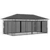 Image de Vidaxl Belvédère Avec Moustiquaire 6x3x2,73 M Anthracite
