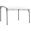 Image de Vidaxl   Tonnelle De Jardin 3x3 M   Structure En Acier Avec Revêtement En Poudre   Toit En Tissu Crème   Protection Solaire Pour Espaces Extérieurs