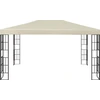 Image de vidaXL Pavillon 3×4 m Crème