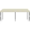 Image de vidaXL Pavillon mural 3x6 m Crème Tissu
