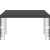 Image de vidaXL Pavillon mural 3x4 m Anthracite Tissu
