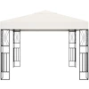 Image de vidaXL Pavillon 3×3 m Creme Stoff