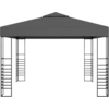 Image de vidaXL Pavillon de jardin 3×3 m Anthracite