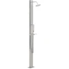 Image de vidaXL Douche de jardin droite en acier inoxydable