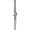 Image de vidaXL Douche de jardin en acier inoxydable Courbe