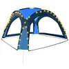 Image de Vidaxl - Tente De Réception Avec Led Et 4 Parois 3,6x3,6x2,3 M Bleu